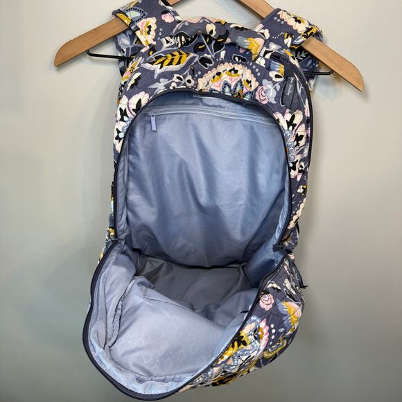 Vera Bradley Charmont Meadow Floral Print Large Campus Backpack - Picture 5 of 12